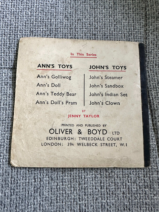 1950’s John’s Steamer (John’s Toys Series) Jenny Taylor (Oliver & Boyd)