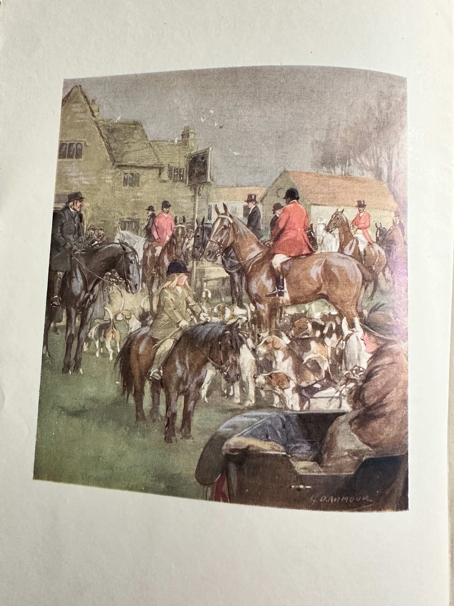 1921*1st* Reynard The Fox Or The Ghost Heath Run - John Masefield (G. D. Armour Illust) William Heinemann