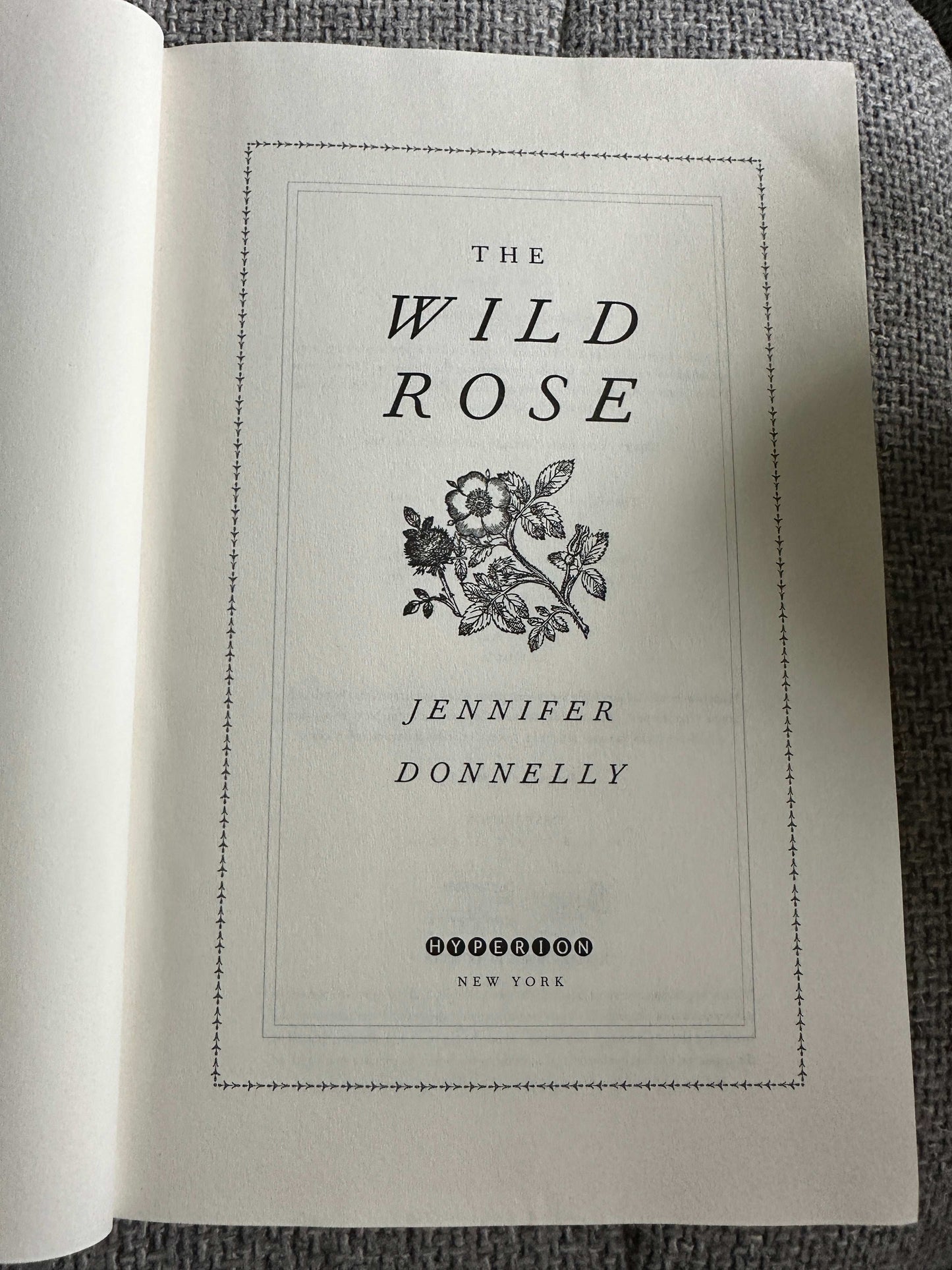 2011*1st* The Wild Rose - Jennifer Donnelly (Hyperion Books New York)