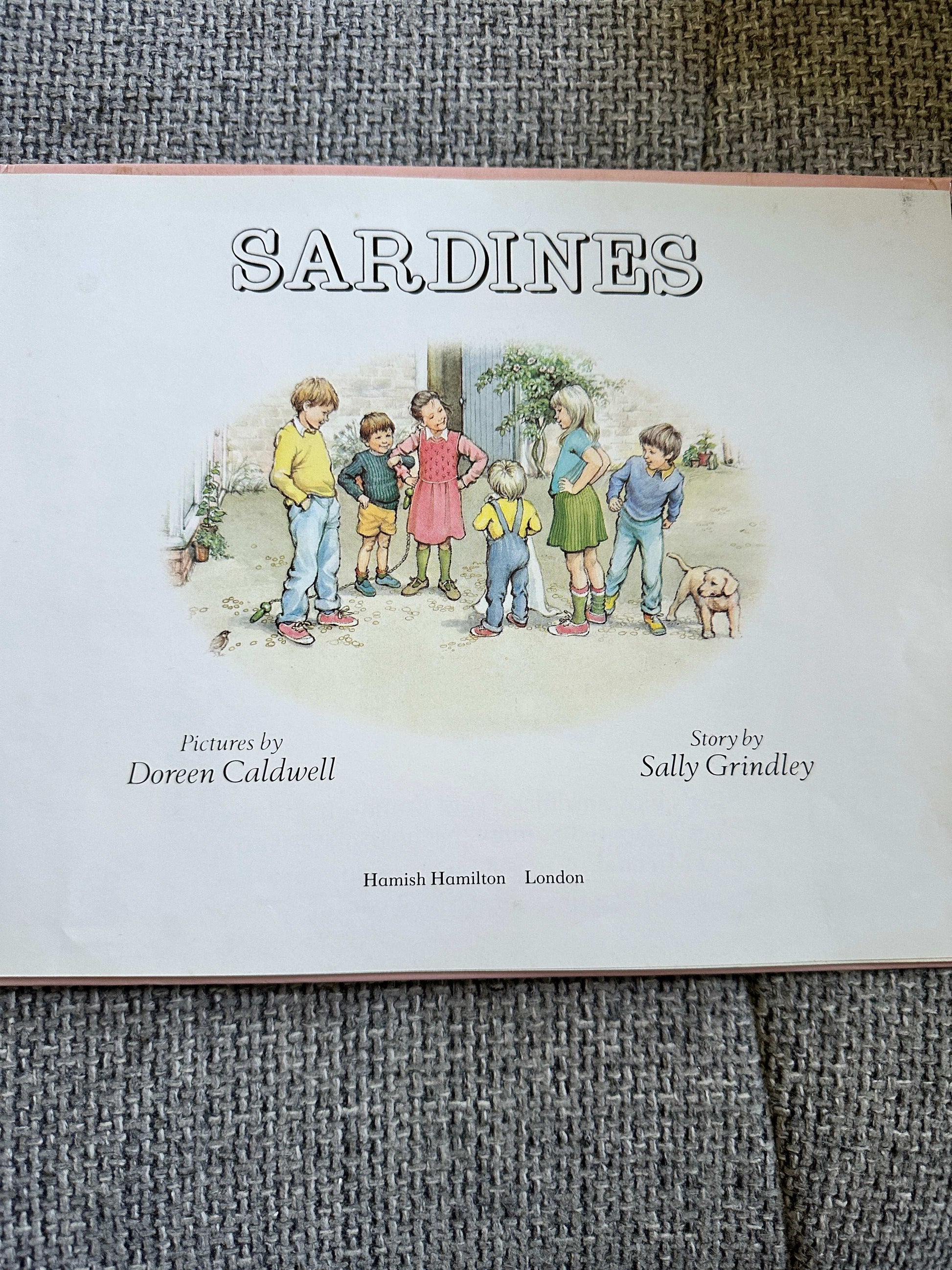 1989*1st* Sardines - Sally Grindley (Doreen Caldwell Illust) Hamish Hamilton