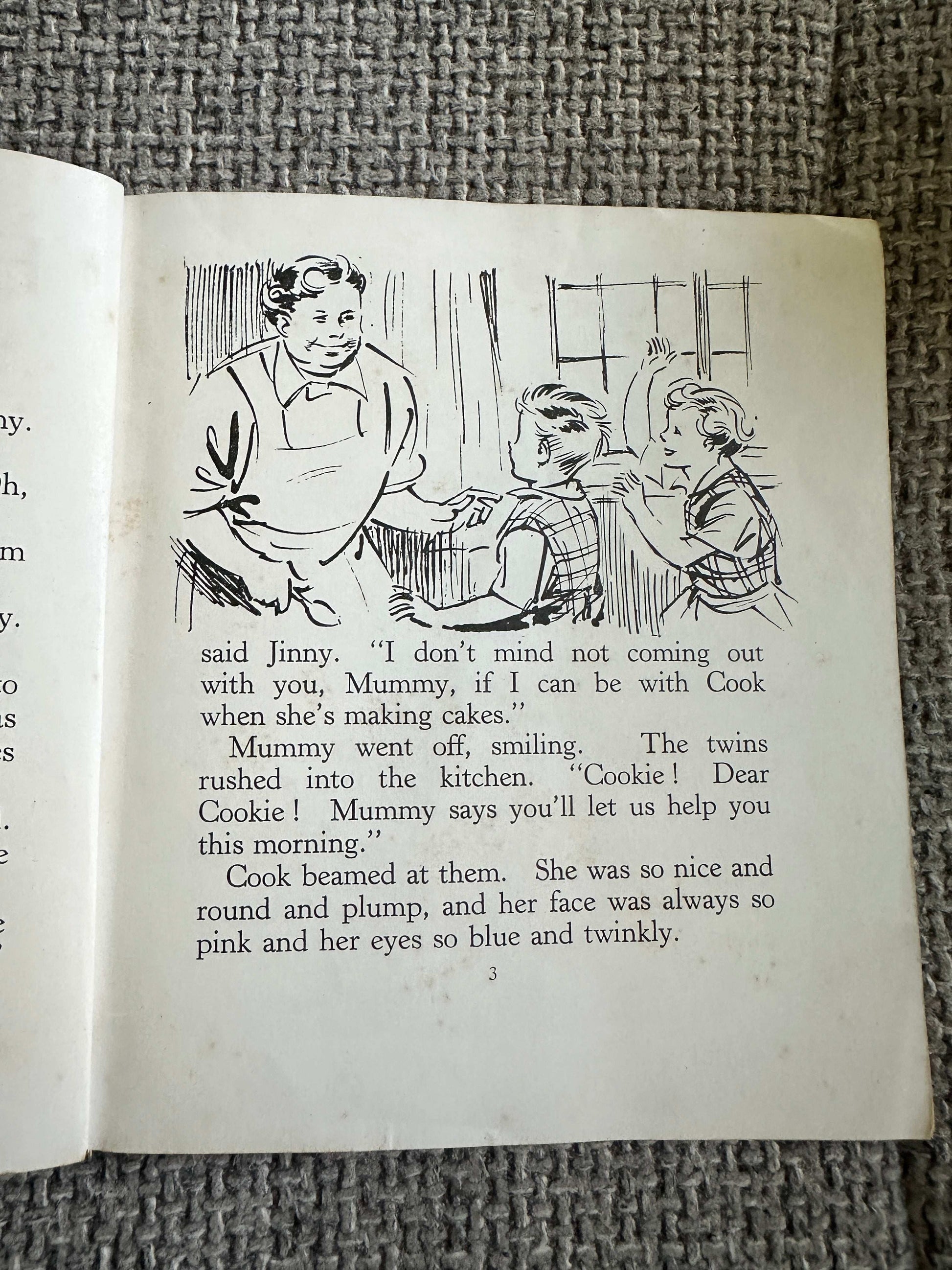 1951*1st* Hello Twins (Little Books No.4) Enid Blyton (Eileen Soper Illust) Brockhampton Press