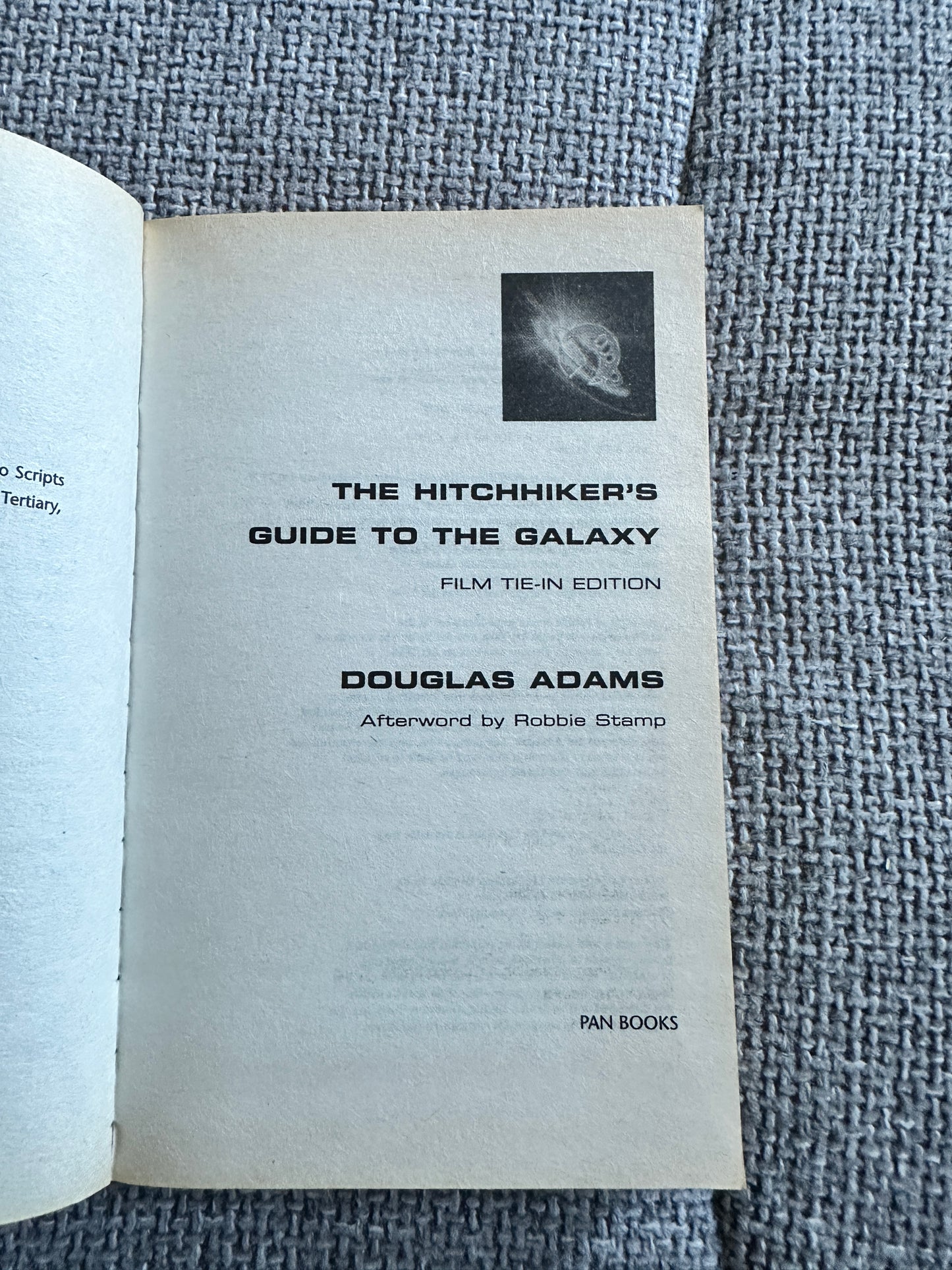 1988*1st* The Hitchhiker’s Guide To The Galaxy- Douglas Adams(Film- Tie in)Pan Books