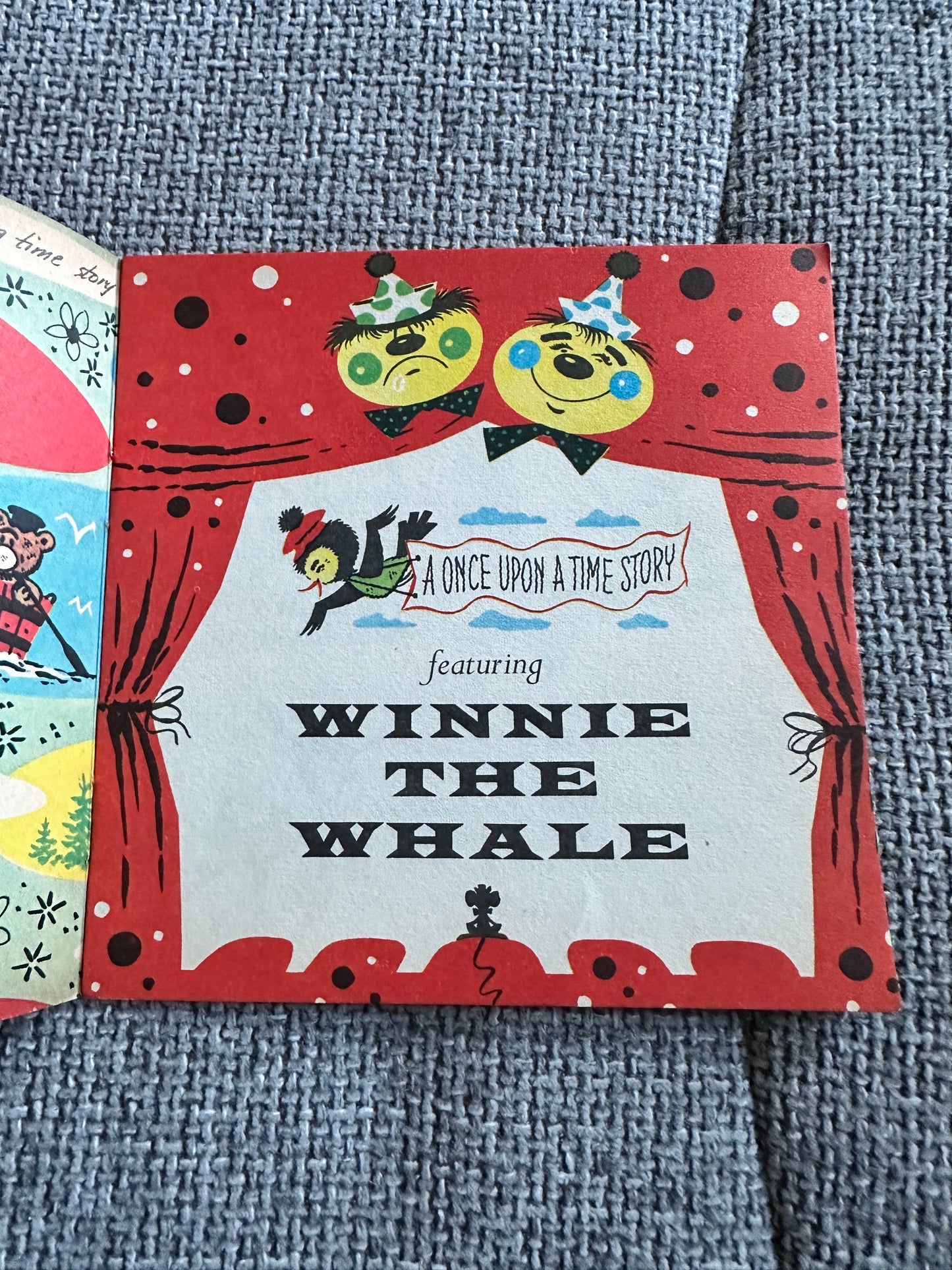 1960’s Winnie The Whale(Once Upon A Time Series) printed in Holland