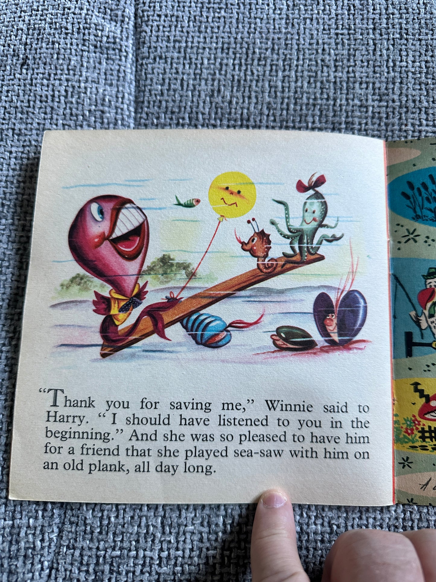 1960’s Winnie The Whale(Once Upon A Time Series) printed in Holland