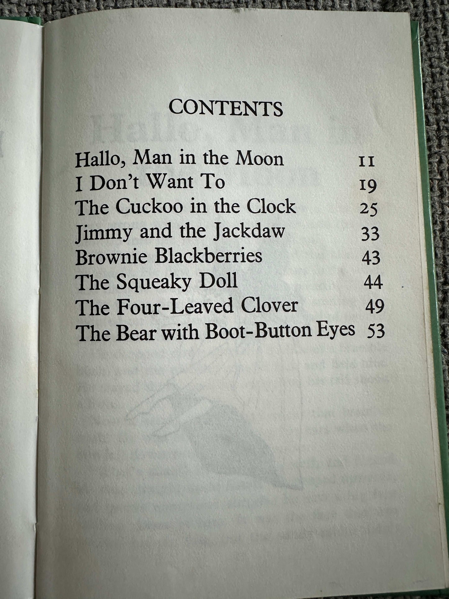 1981 The Bear With Boot Button Eyes - Enid Blyton ( Little Books) Purnell