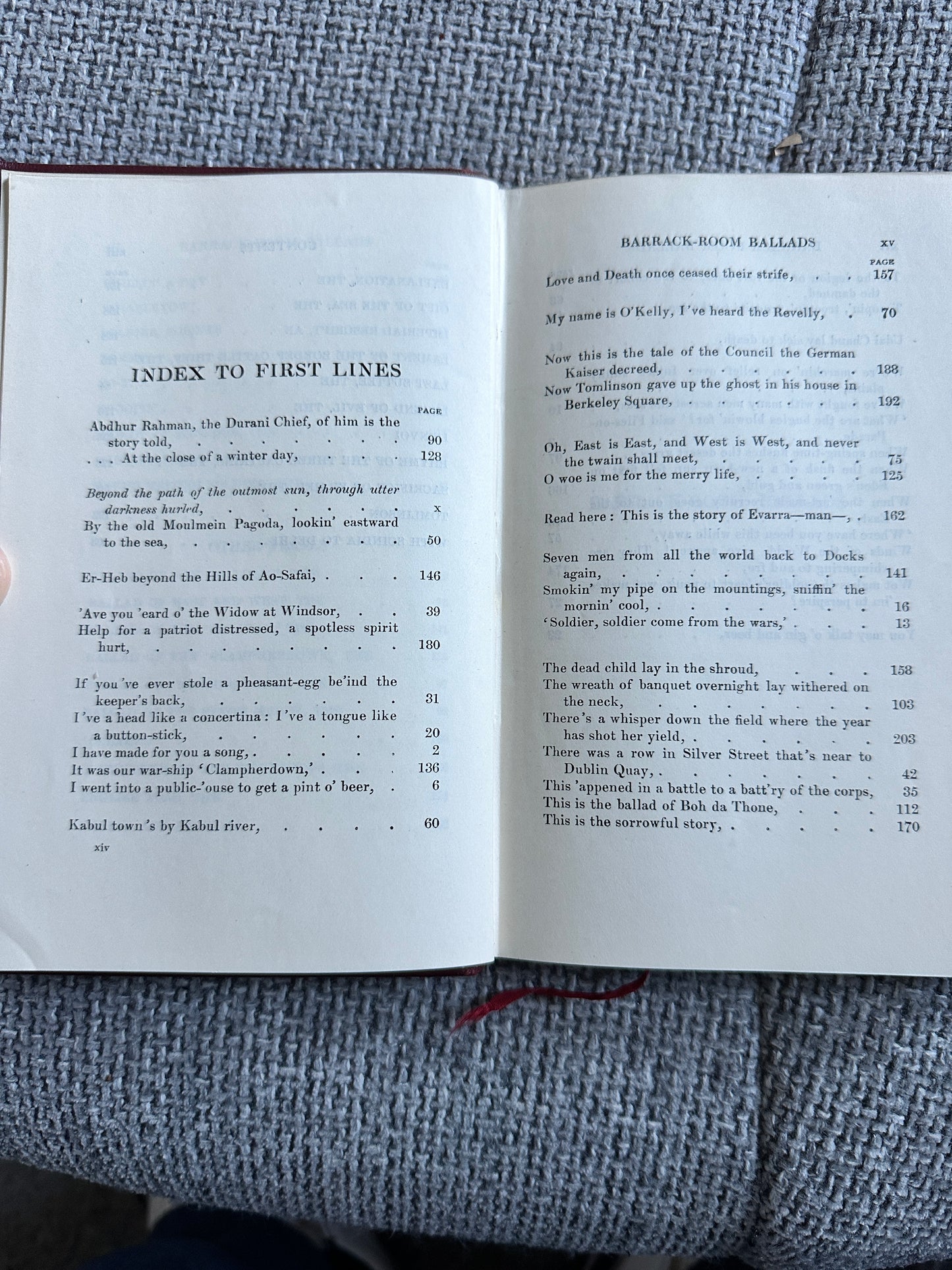 1941 Barrack Room Ballads - Rudyard Kipling (Methuen)