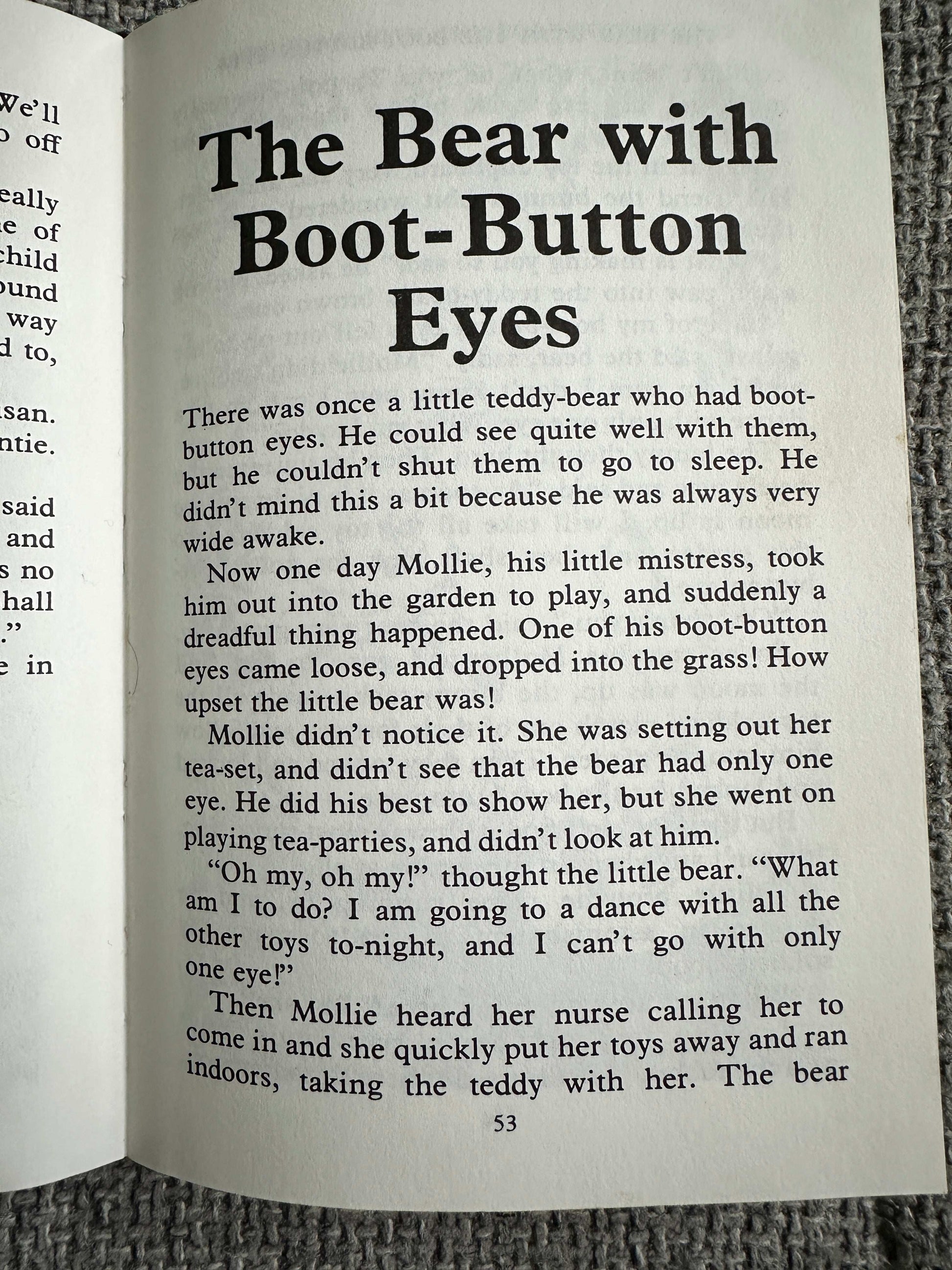 1981 The Bear With Boot Button Eyes - Enid Blyton ( Little Books) Purnell
