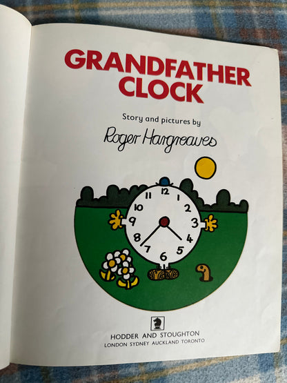 1978*1st* Grandfather Clock - Roger Hargreaves(Hodder & Stoughton)