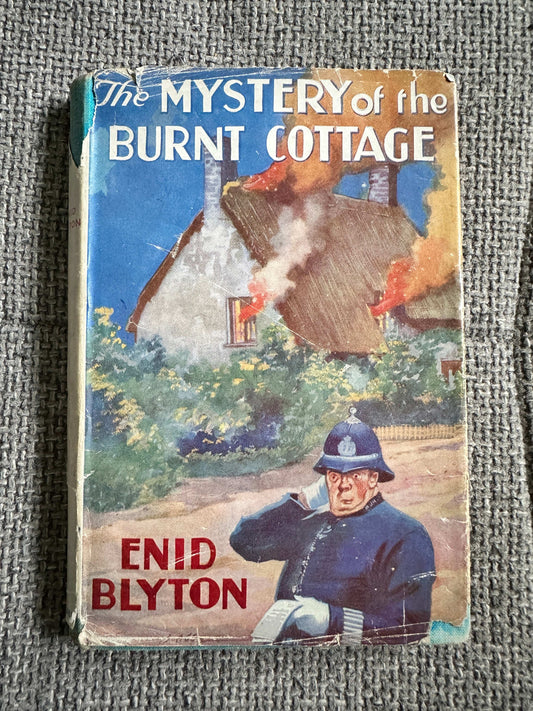 1947 The Mystery Of The Burnt Cottage - Enid Blyton (J. Abbey Illust) Methuen & Co Ltd)