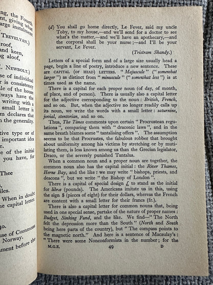 1953 A Manual Of Good English - W. J. Weston(George Newnes Ltd)