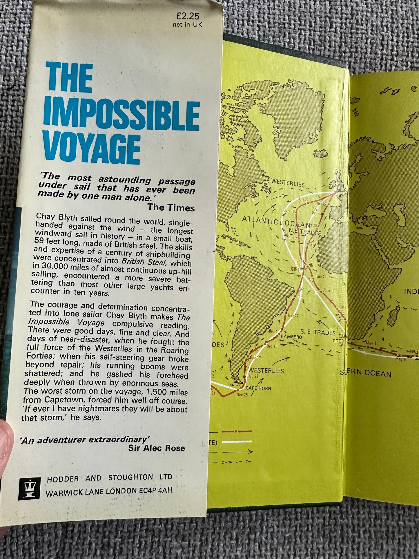 1971*1st* The Impossible Voyage - Chay Blyth(Hodder & Stoughton)