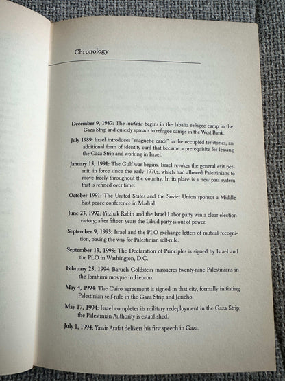 1999*1st* Drinking The Sea At Gaza: Days & Nights In A Land Under Seige - Amira Hass (Hamish Hamilton)