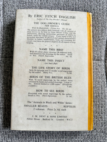 1951*1st* The Dog Breeder’s Manual - Eric Fitch Dalglish(Dent)