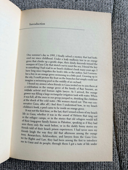 1999*1st* Drinking The Sea At Gaza: Days & Nights In A Land Under Seige - Amira Hass (Hamish Hamilton)