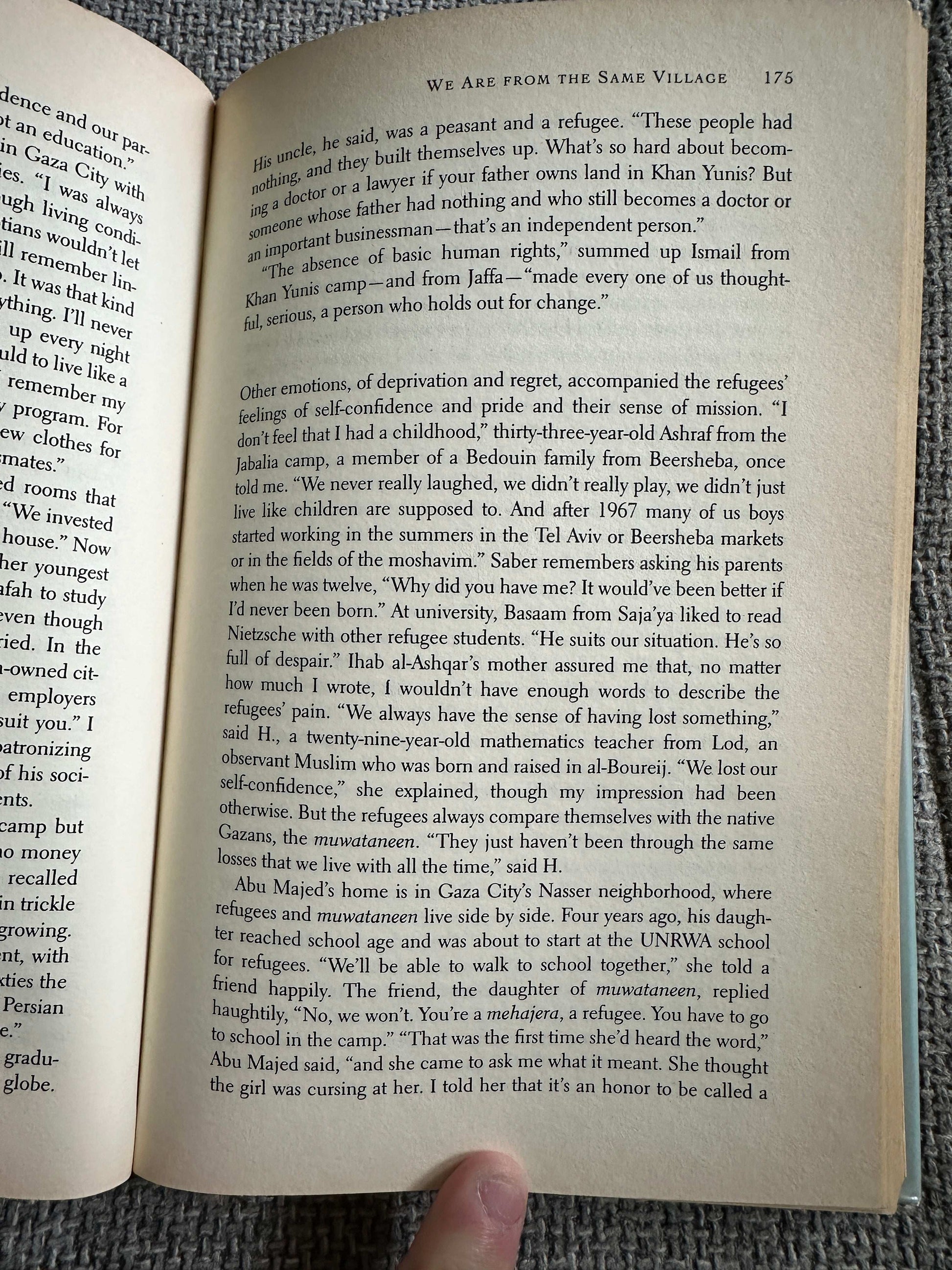 1999*1st* Drinking The Sea At Gaza: Days & Nights In A Land Under Seige - Amira Hass (Hamish Hamilton)