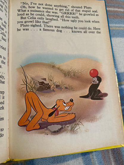 1971 Pluto At The Seaside(Walt Disney) Jocelyn Phillips(Purnell Publishers)