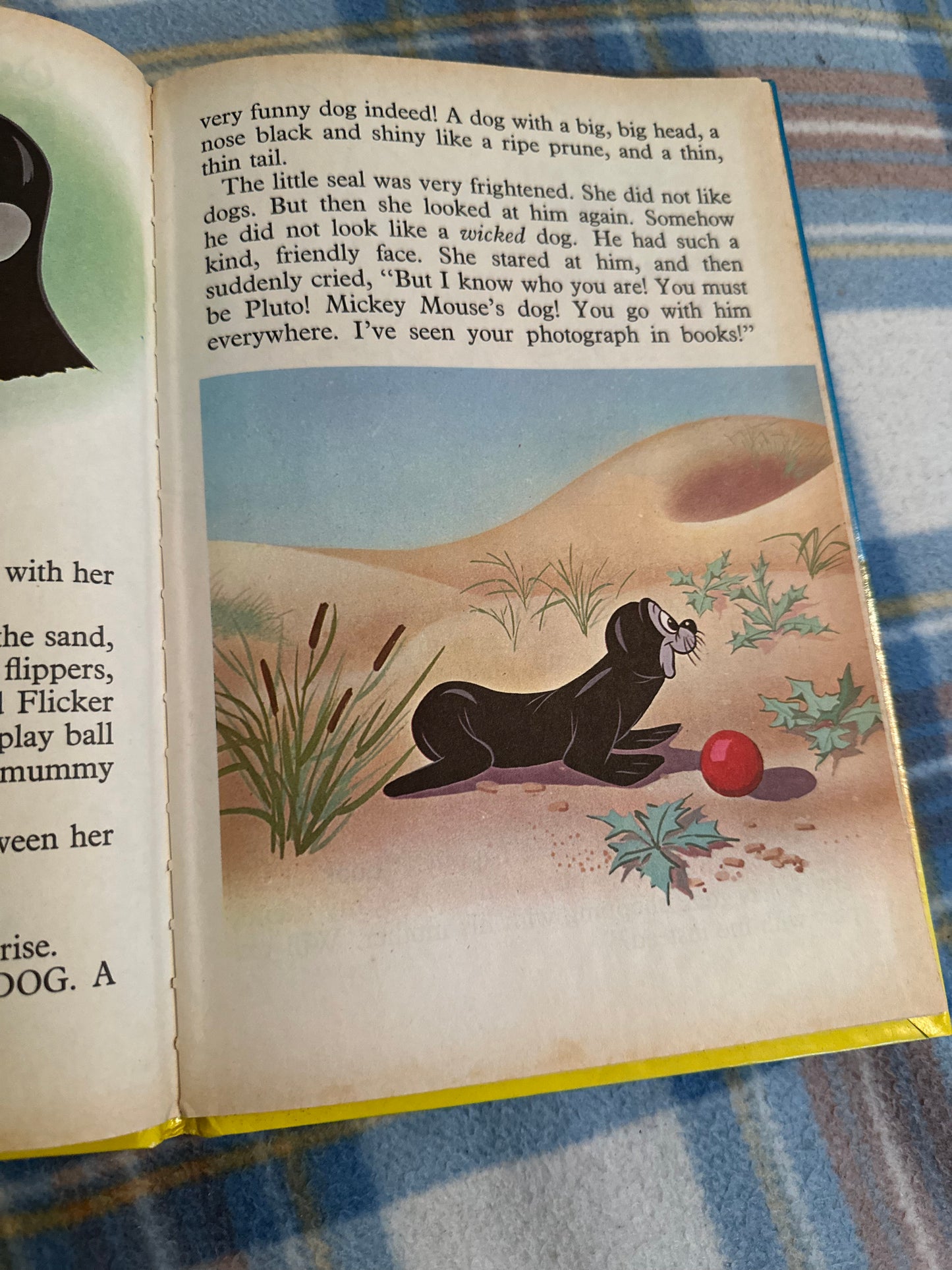 1971 Pluto At The Seaside(Walt Disney) Jocelyn Phillips(Purnell Publishers)