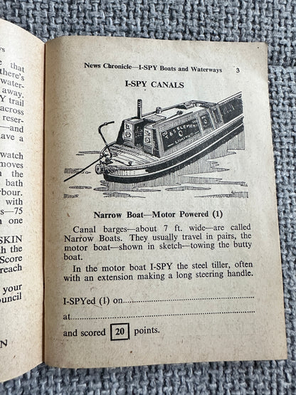 1950’s I-Spy Boats & Waterways(News Chronicle) No14