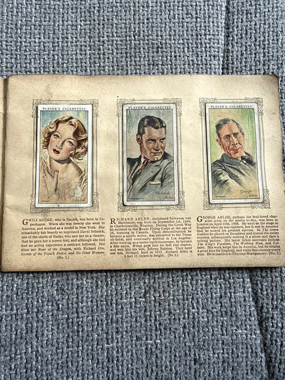 An Album of Film Stars — Second Series — John Player & Sons — Complete 50 Cards — 1934