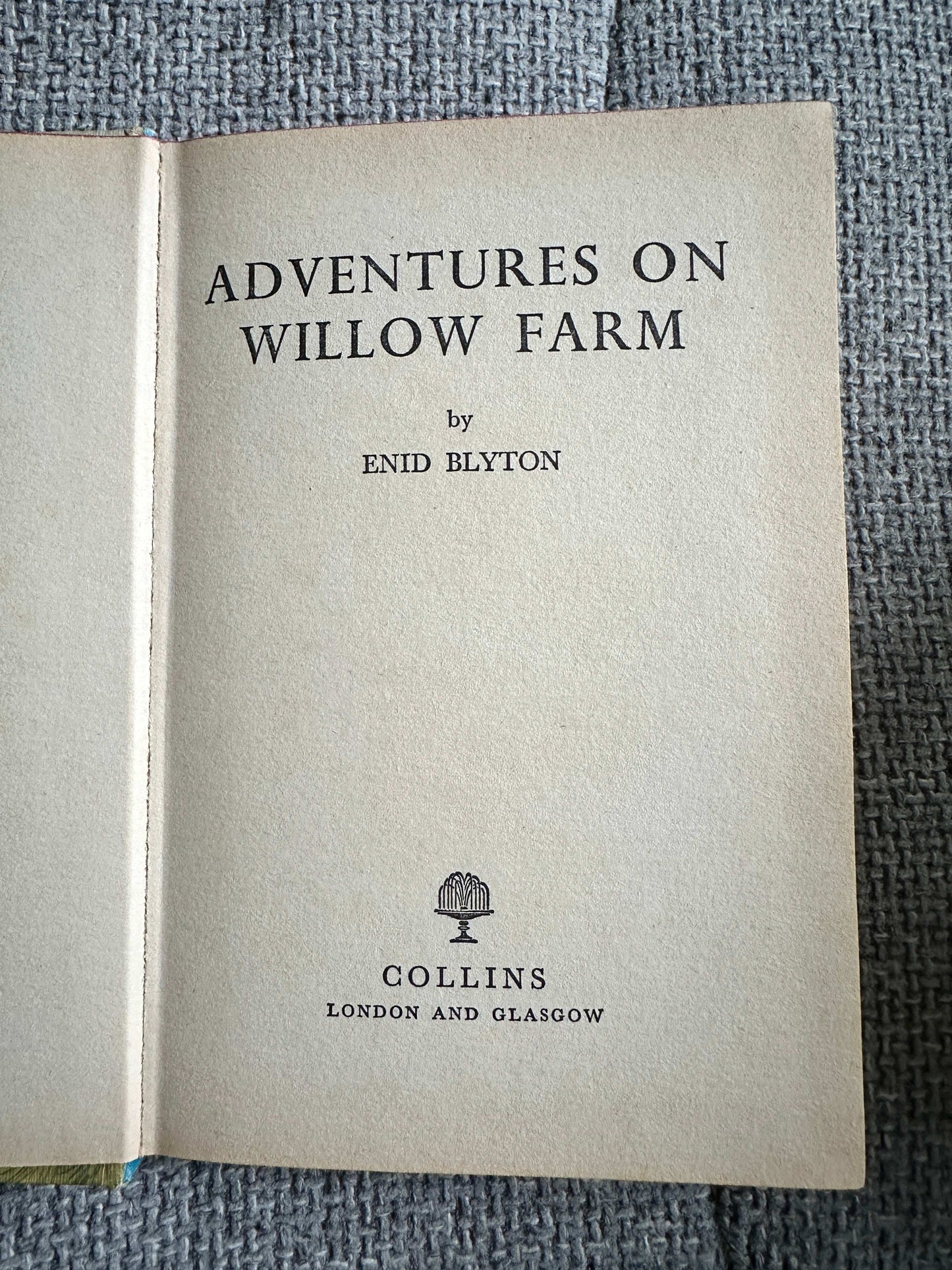1970 Adventures On Willow Farm (Junior Story Books) Enid Blyton (Collins)