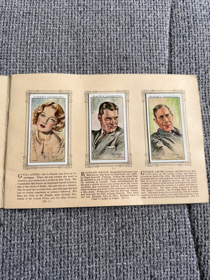 An Album of Film Stars — Second Series — John Player & Sons — Complete 50 Cards — 1934
