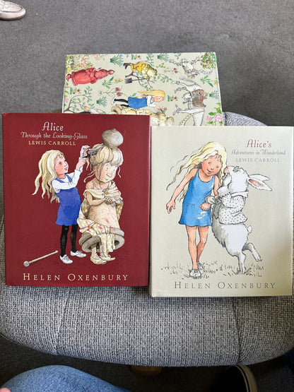 2006*1st* The Complete Alice (Alice’s Adventures In Wonderland / Through The Looking Glass) Lewis Carroll (Helen Oxenbury Illust) Box Set Walker Books