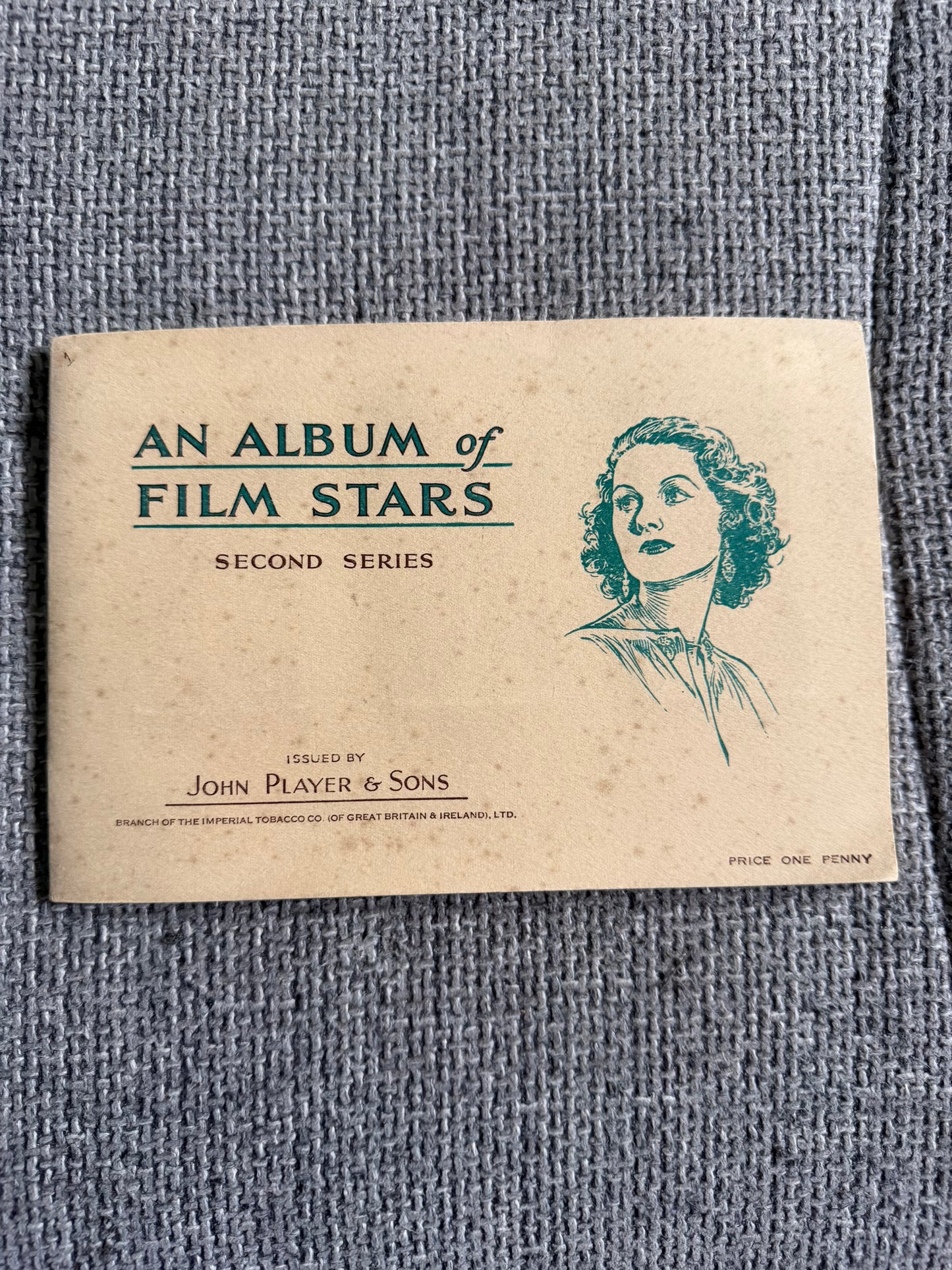 An Album of Film Stars — Second Series — John Player & Sons — Complete 50 Cards — 1934 — Excellent