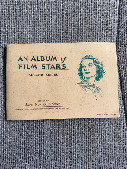 An Album of Film Stars — Second Series — John Player & Sons — Complete 50 Cards — 1934 — Excellent