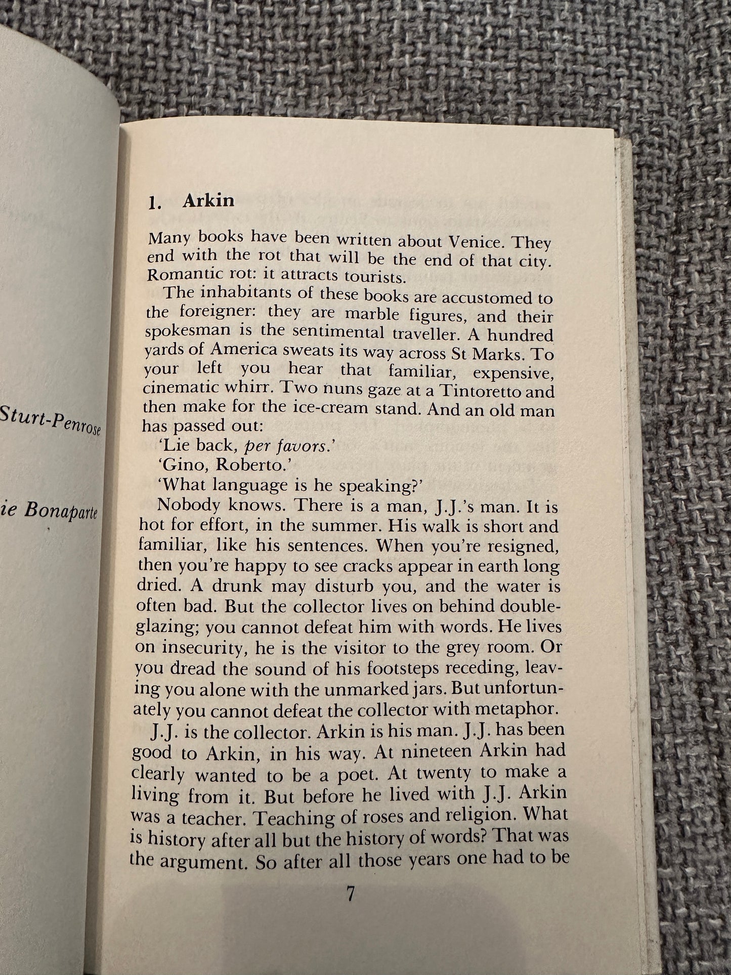 1979*Press Review Copy 1st* Arkin: Life In Venice - Jonathan Mantle(Harvester Press)