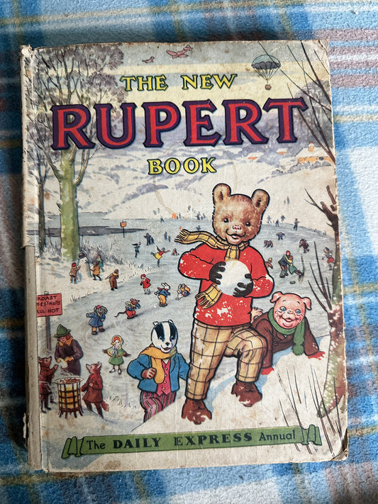 1952 The New Rupert Book(Alfred Bestall illustration) Daily Express