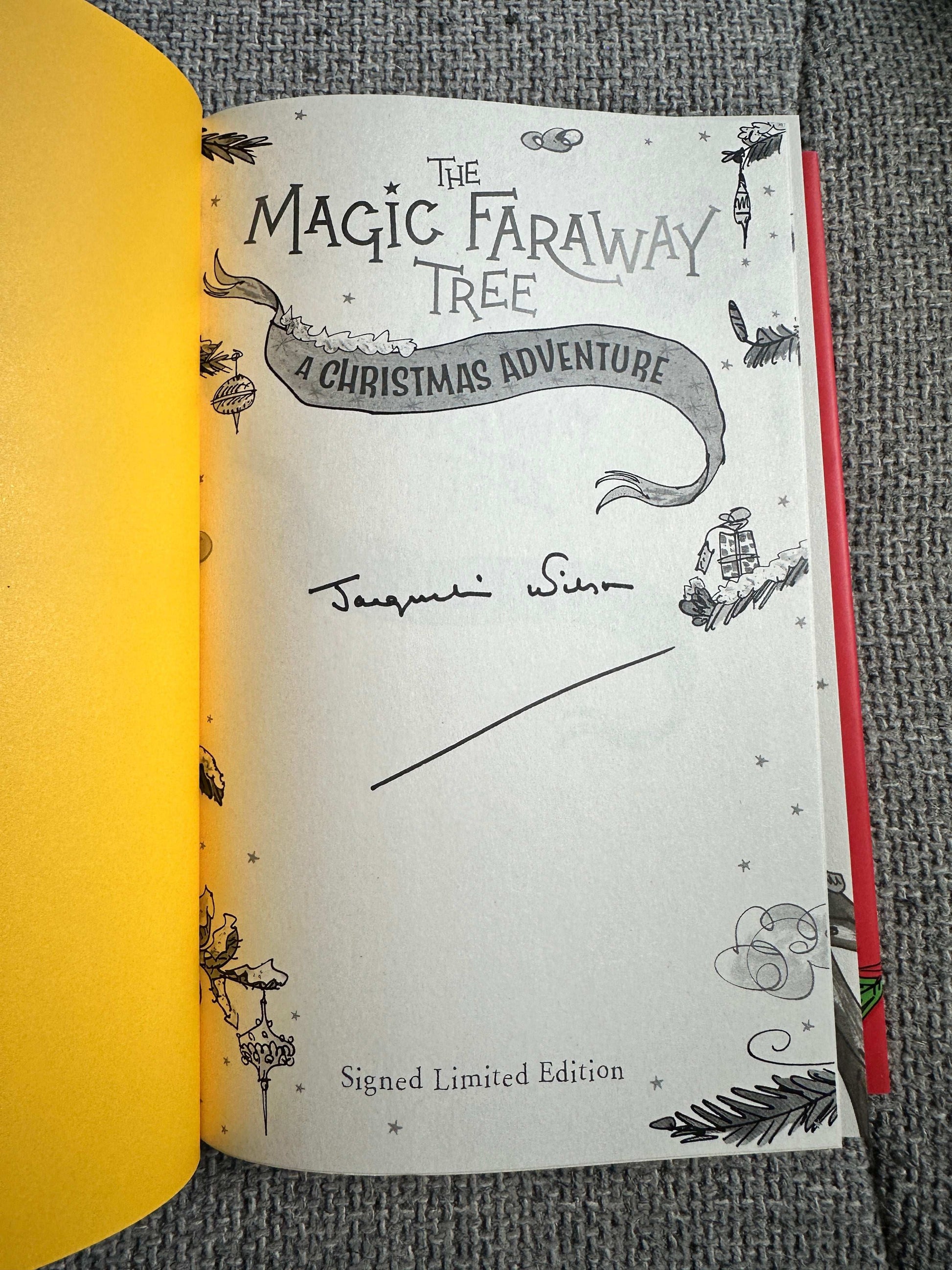 2023*SIGNED 1st* The Magic Faraway Tree (A Christmas Adventure) Jacqueline Wilson (Mark Beech Illust) Hodder