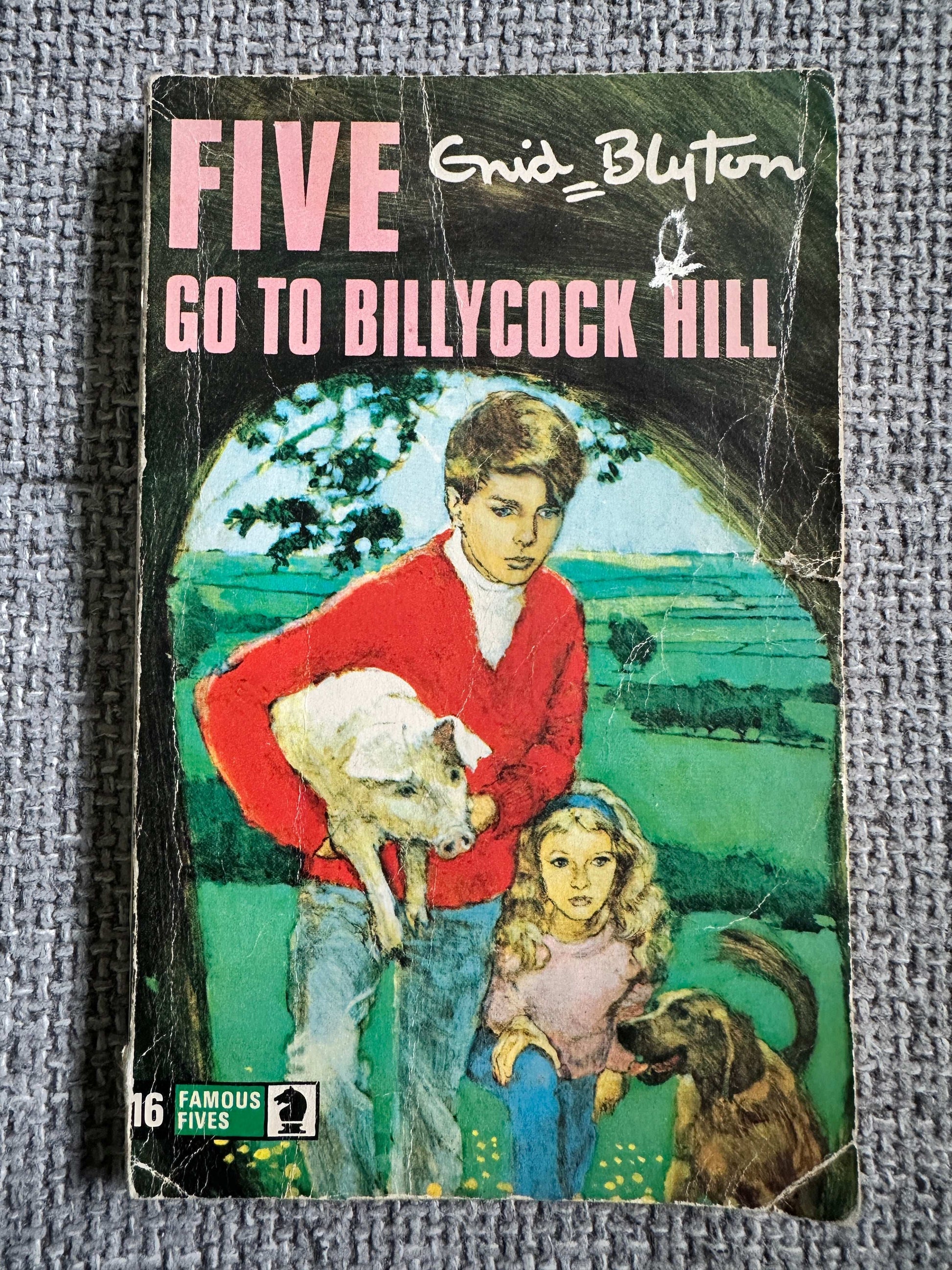 1973 Famous Five: Five Go To Billycock Hill - Enid Blyton (Eileen Soper Illust) Knight Books
