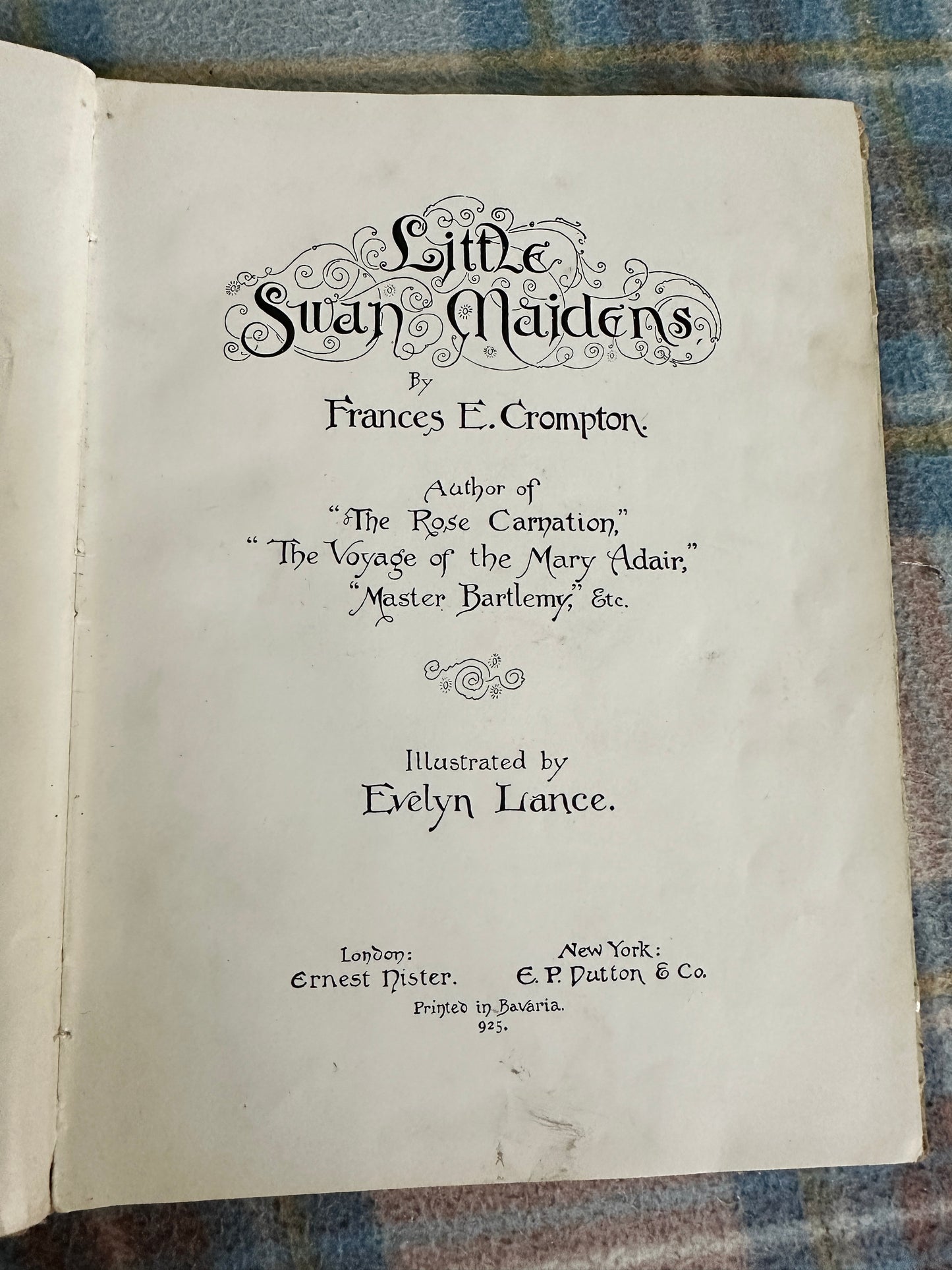 1905 Little Swan Maidens - Frances E.  Crompton(Evelyn Lance illustration)Ernest Nister Publisher