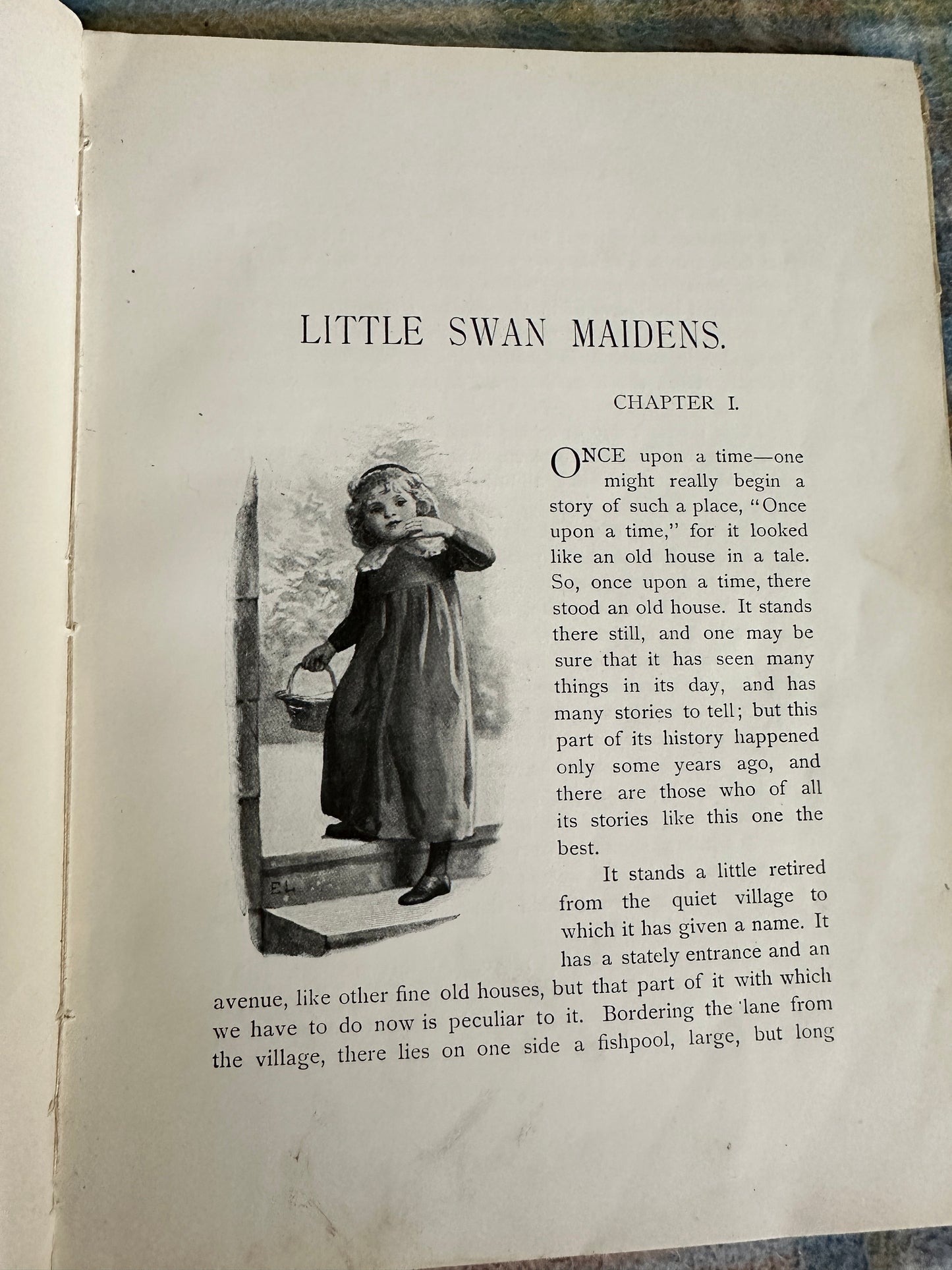 1905 Little Swan Maidens - Frances E.  Crompton(Evelyn Lance illustration)Ernest Nister Publisher