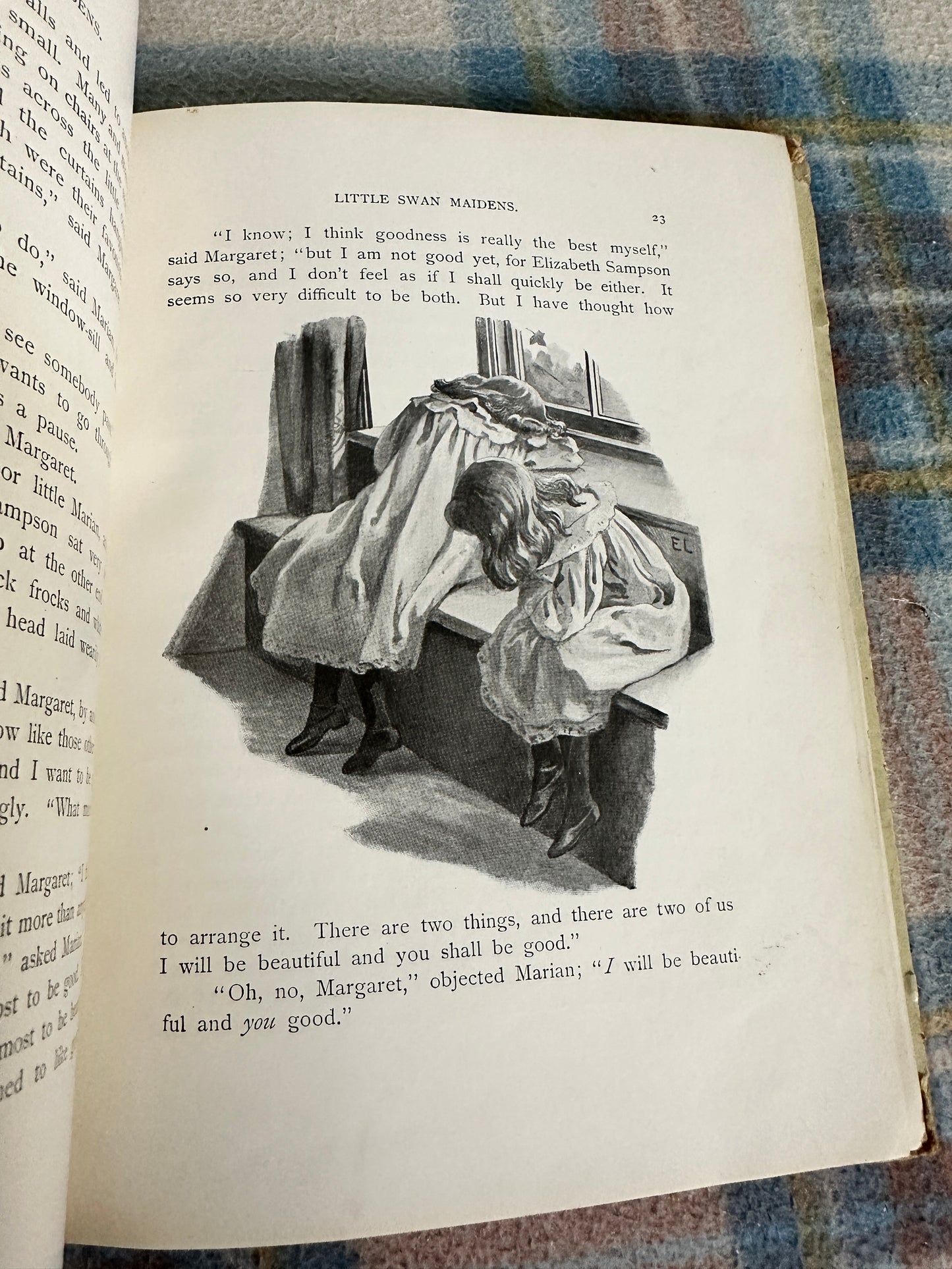 1905 Little Swan Maidens - Frances E.  Crompton(Evelyn Lance illustration)Ernest Nister Publisher