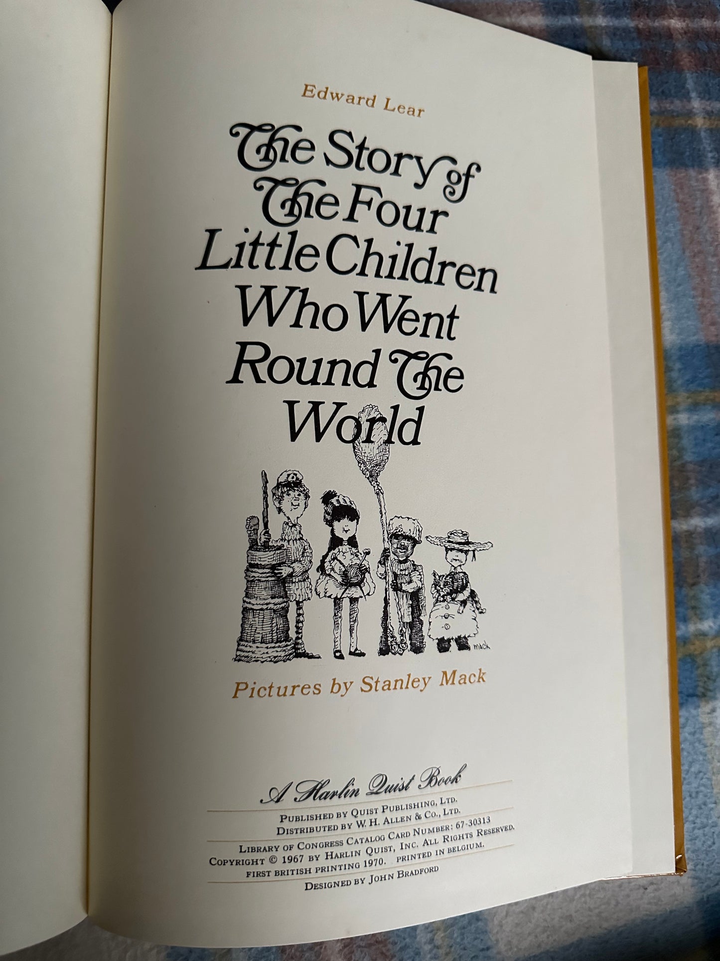 1970*1st* The Story Of The Four Little Children Who Went Around The World - Edward Lear(Stanley Mack images) published by Harlin Quist. W.H. Allen Distrib UK