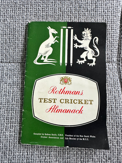 1960 Rothmans Test Cricket Almanack