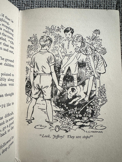1955 The Treasure Hunters - Enid Blyton (Barbara C. Freeman Illust) Collins Seagull Library
