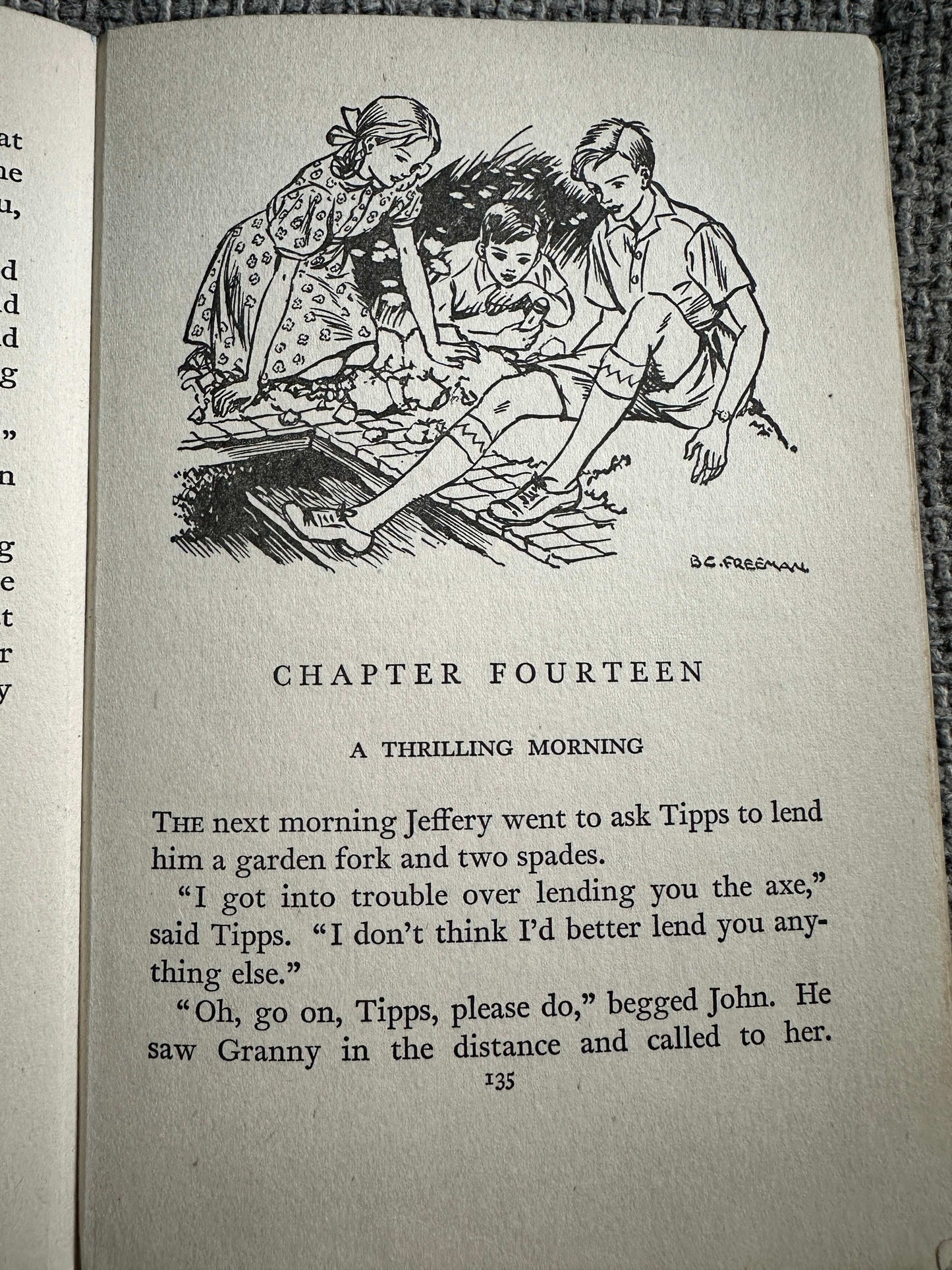 1955 The Treasure Hunters - Enid Blyton (Barbara C. Freeman Illust) Collins Seagull Library
