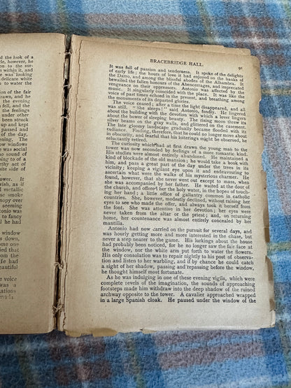 1915 Bracebridge Hall or The Humorists - Washington Irving(Richard Edward King Publishers)