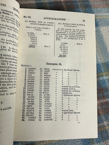 1937 Commercial Arithmetic - F.L. Grant & A.M. Hill(Longman Green & Co)