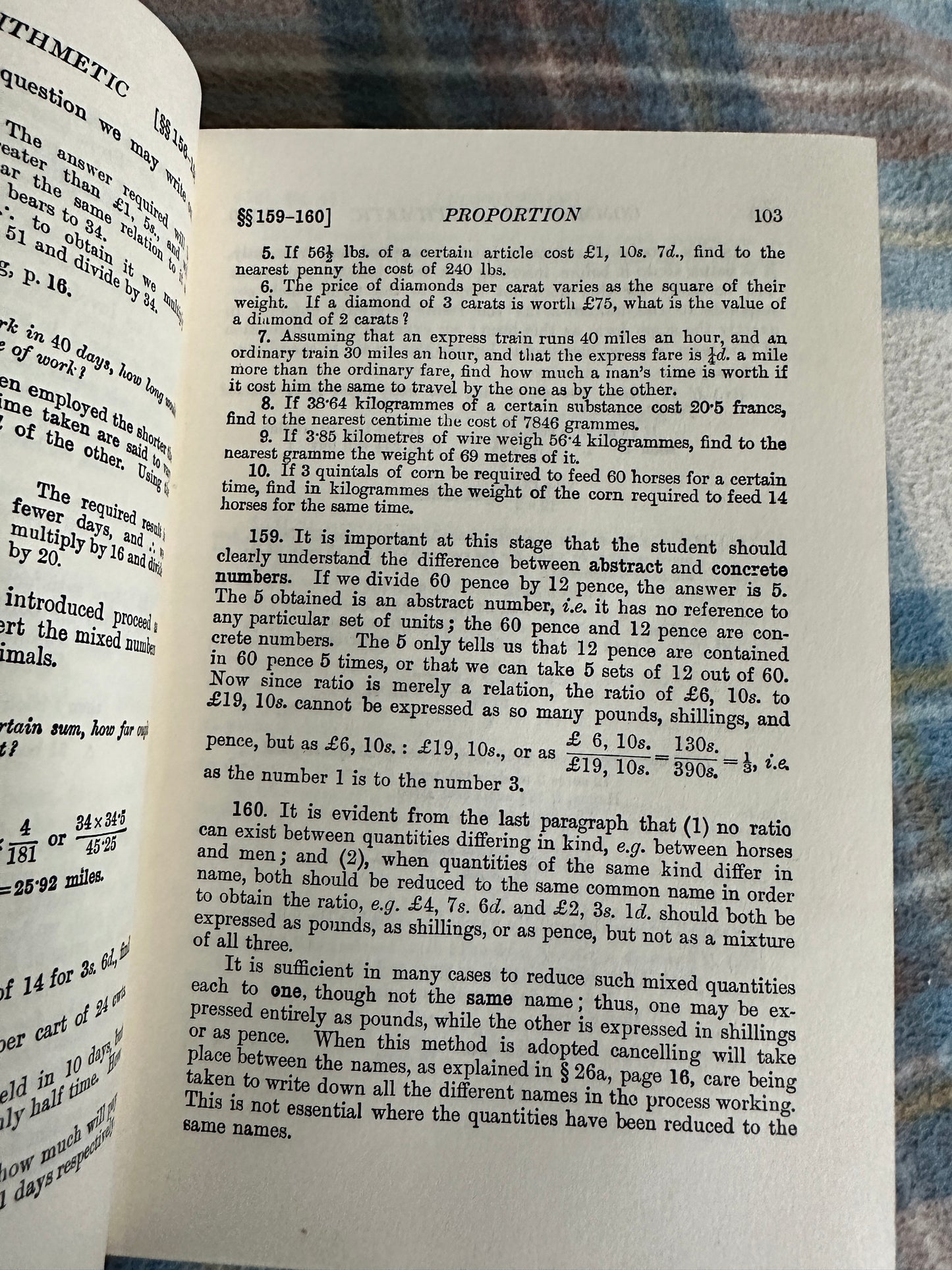 1937 Commercial Arithmetic - F.L. Grant & A.M. Hill(Longman Green & Co)