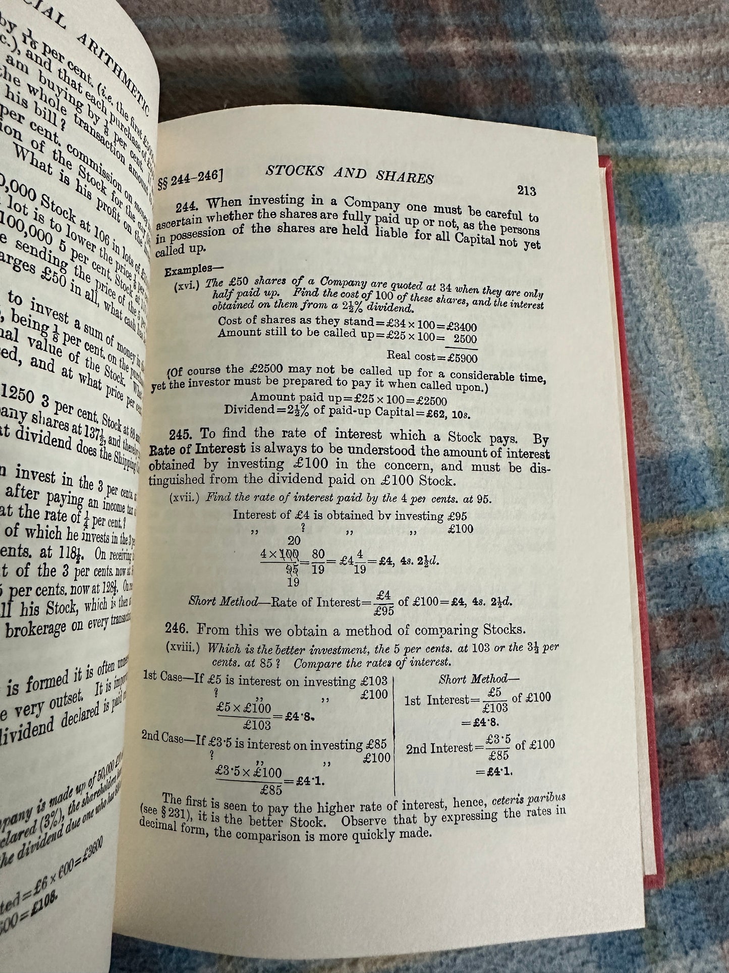 1937 Commercial Arithmetic - F.L. Grant & A.M. Hill(Longman Green & Co)