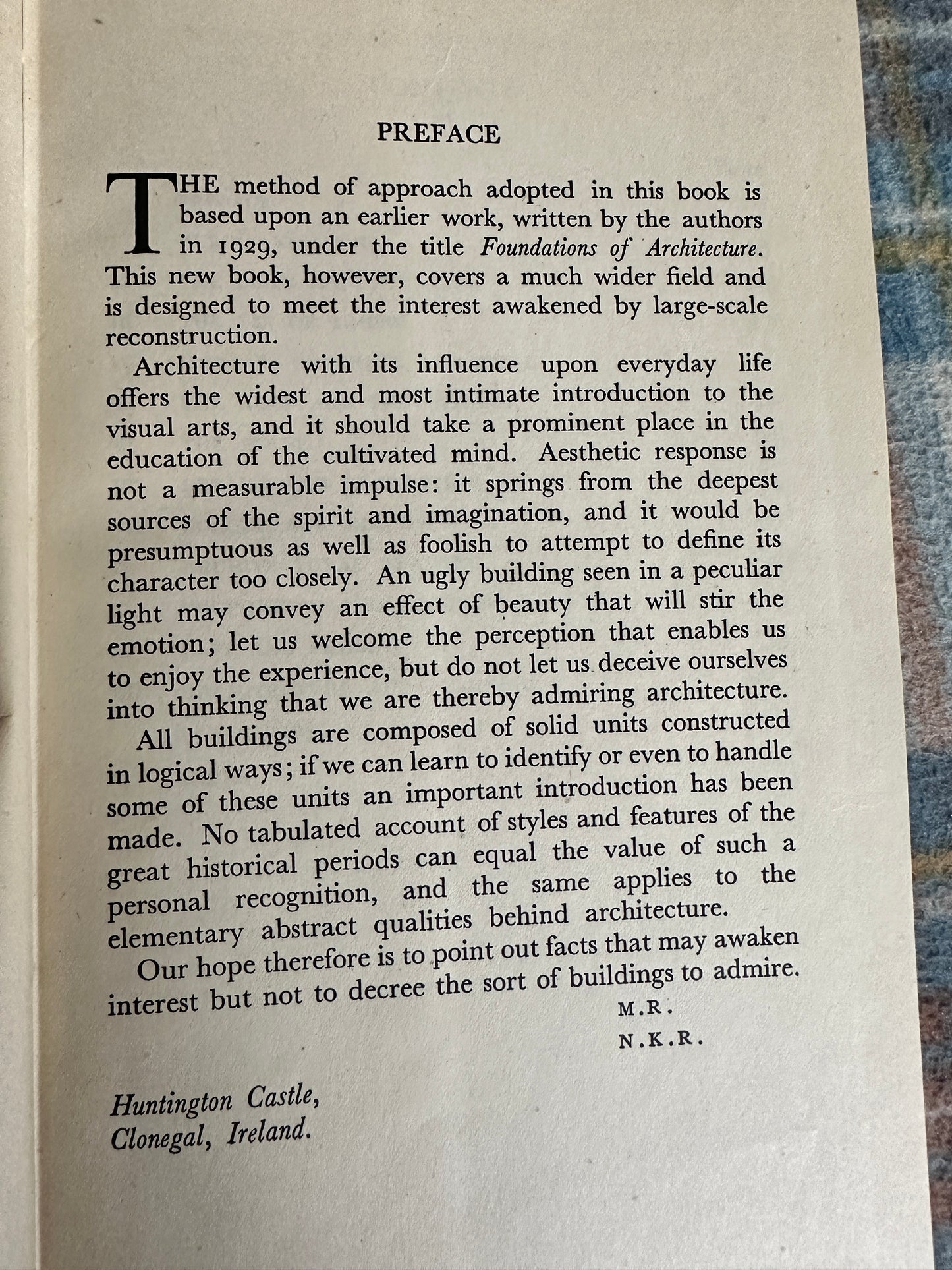 1948*1st* Approach To Architecture- Manning Robertson & N. K. Robertson (Edward Arnold & Co)