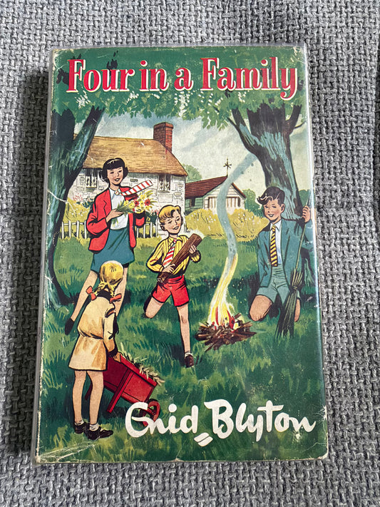1956*1st* Four In A Family - Enid Blyton(Tom Kerr illust) Lutterworth Press