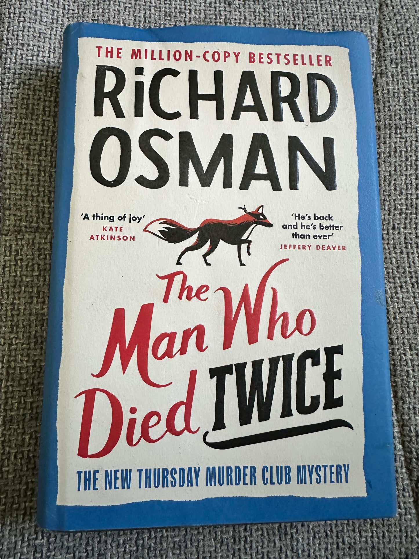 2021*SIGNED 1st* The Man Who Died Twice - Richard Osman (Penguin/Viking)