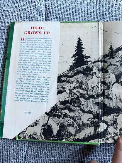 1955 Heidi Grows Up - Charles Tritten(Pelagie Doane Illust)Collins