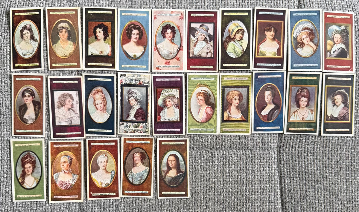 John Player & Sons — Miniatures — Complete Set of 25 — Famous Portrait Cards — 1920s