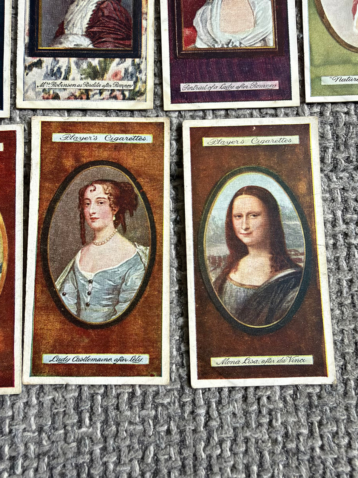 John Player & Sons — Miniatures — Complete Set of 25 — Famous Portrait Cards — 1920s