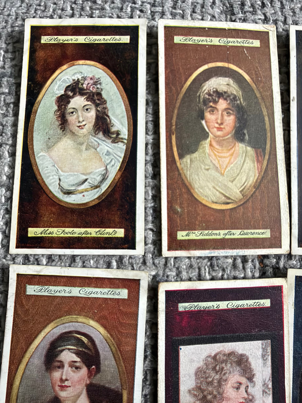 John Player & Sons — Miniatures — Complete Set of 25 — Famous Portrait Cards — 1920s